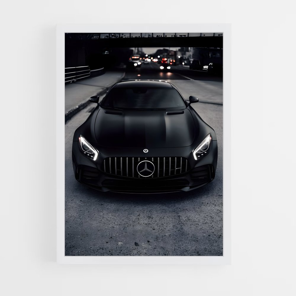 Poster magnifique Sls amg gt – affiche Mercedes (vue 3)